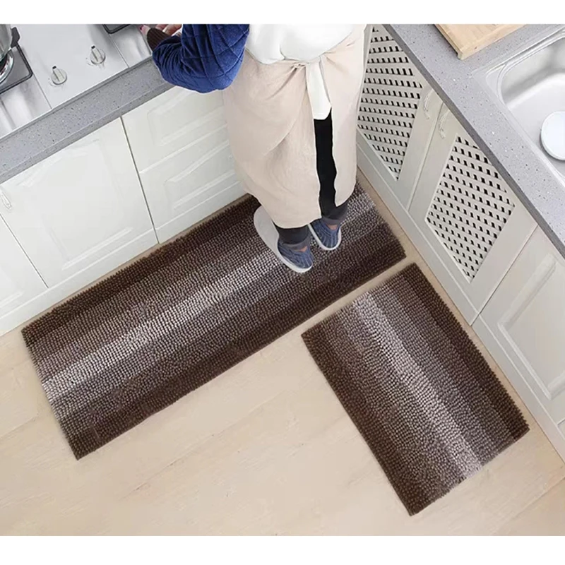 

i@home microfber kitchen floor Bath Mat for Bathroom Rug Water Absorbent Carpet nonslip mildew resistant