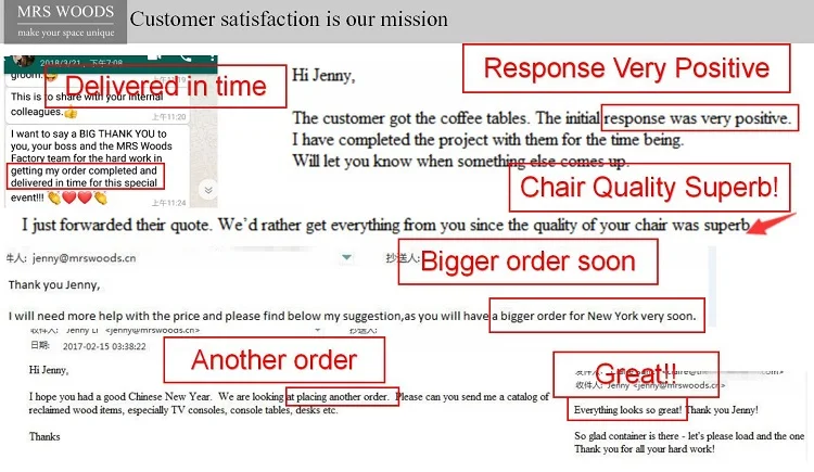 furniture feedback