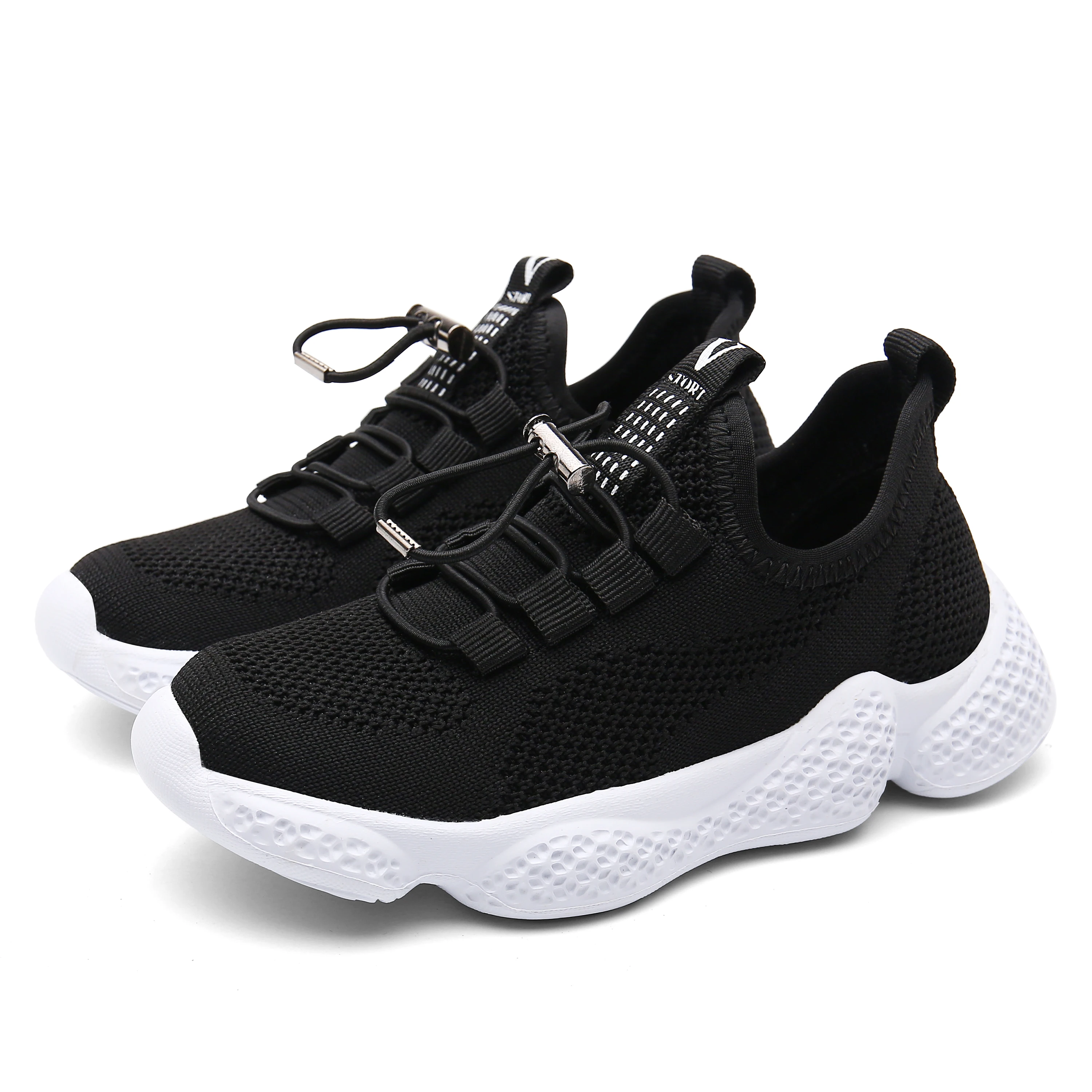 

Kids Sport Shoes Boys Girls Tennis Athletic Walking Jogging Slip on Sneakers, 4 colors