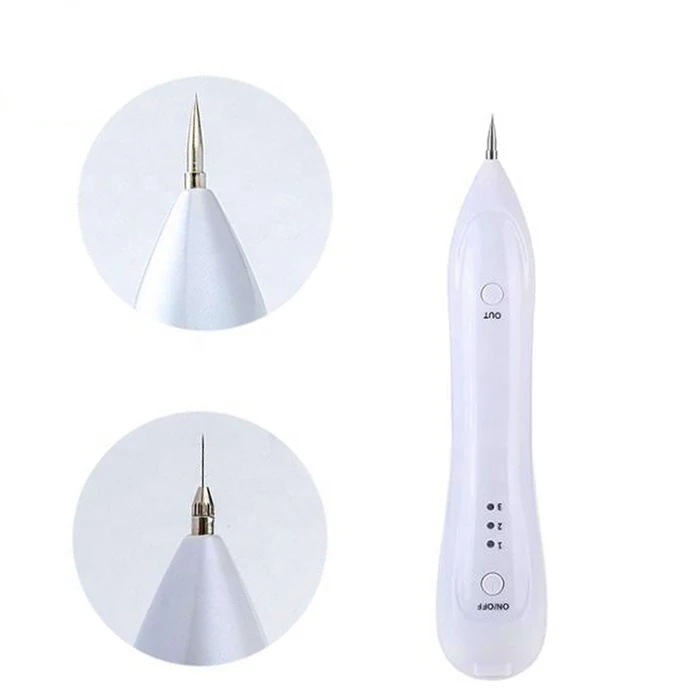 

Laser Mole Tattoo Freckle Removal Pen Sweep Spot Mole Removing Salon Beauty Machine, White