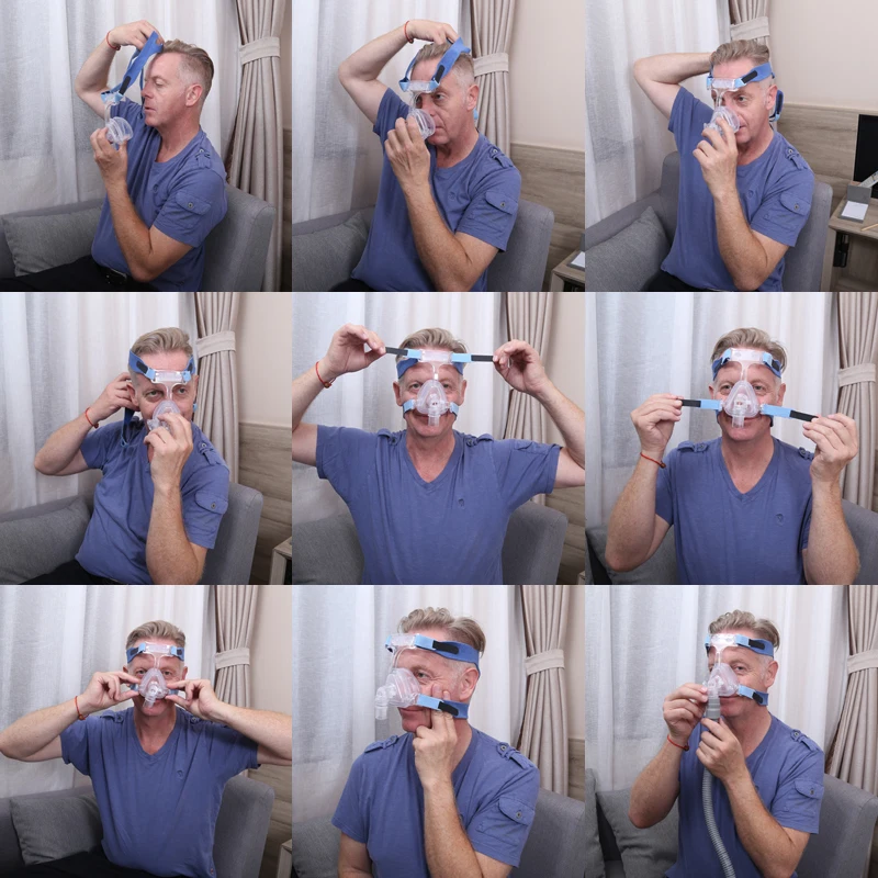 
NA-01A High-Quality Silicone CPAP Nasal face shield for BMC Resmed Respironics OSHAS CPAP machine 