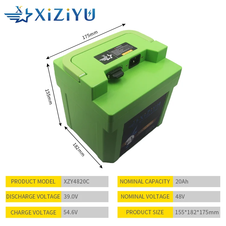 
48v 20Ah rechargeable battery pack for electric bicycle 