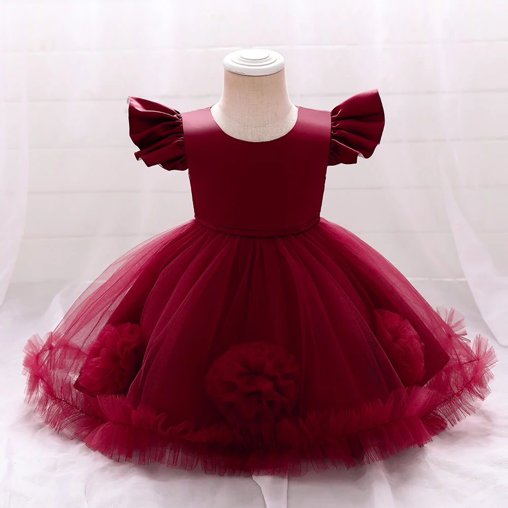 

MQATZ Hot Selling Baby Apparel Toddler Clothes 0-3 Months Girls Ball Gown Dress L2026XZ