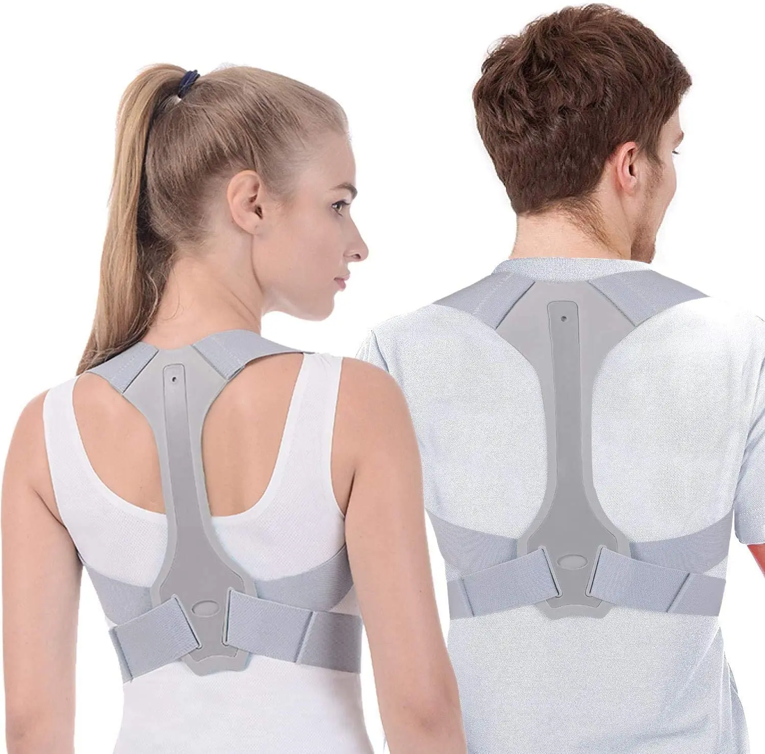 

Hot seller Newest Compression Lightweight Breathable Design adjustable PE back support plate back posture corrector