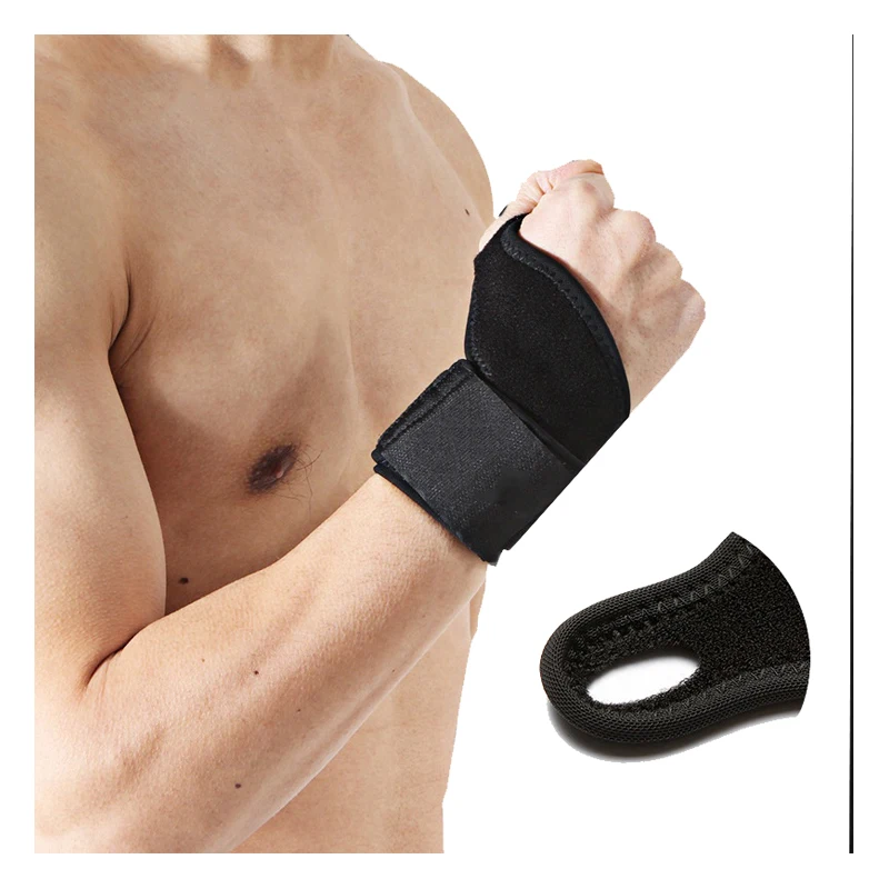 

Amazon's best-selling adjustable gym wristwatch retainers for weight lifting, Black wrist brace