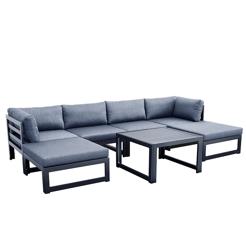 

In stock USA warehouse drop shipping service outdoor furniture waterproof cushion sofa set