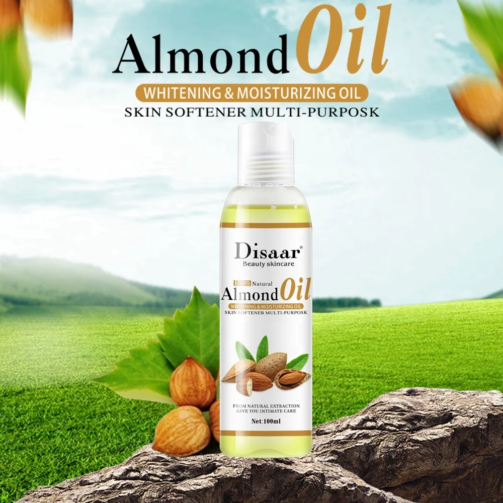 

Private Label Cold Pressed Pure Natural Organic Sweet Almond Oil for Skin Care