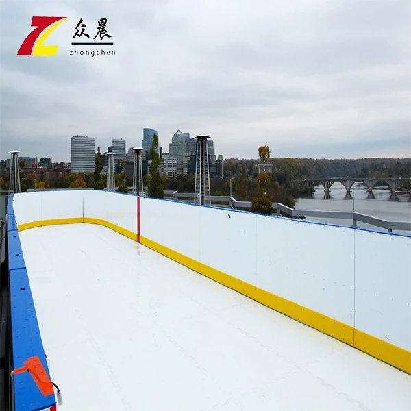 Outdoor Portable Ice Rink/skating Rink Floor/uhmwpe Plastic Barrier