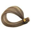 Luxury Quality Russian Hair Balayage Double Drawn Hair Pre-Blonded Human Hair Extensions Flat Tip