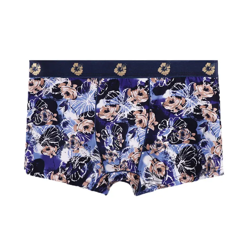 

Cotton breathable men's boxers printed printed men's underwear