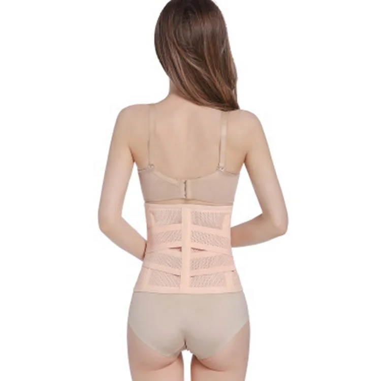 

Breathable women thin waist abdomen postpartum recovery maternity belly band, Beige