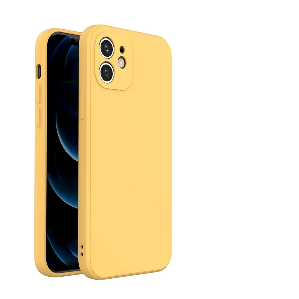 

Fashion Solid Color Ultra Thin Soft Rubber Silicone TPU Protective Phone Case For Iphone X Xs Xr Max 11 12 Pro Max, Custom