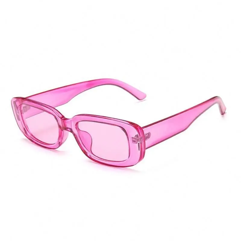 

Fashionable small frame square sunglasses jelly color street shot sunglasses
