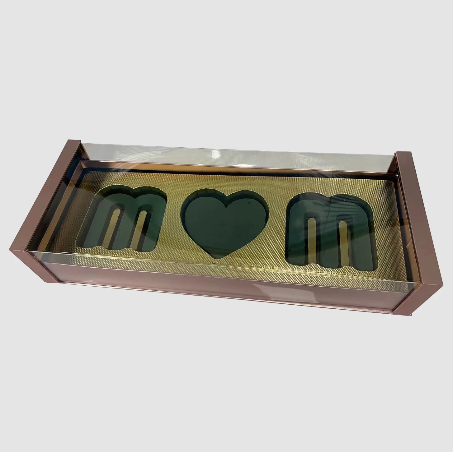 

Mother's Day New Transparent Acrylic Flower Box Rectangular Flower Box Rose Love Gift Box flower packing