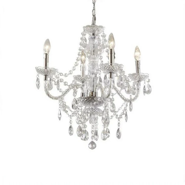 Luxury Vintage Modern Glass Arms K9 Clear Crystal Ceiling Pendant Lamp Baccarat Chandelier