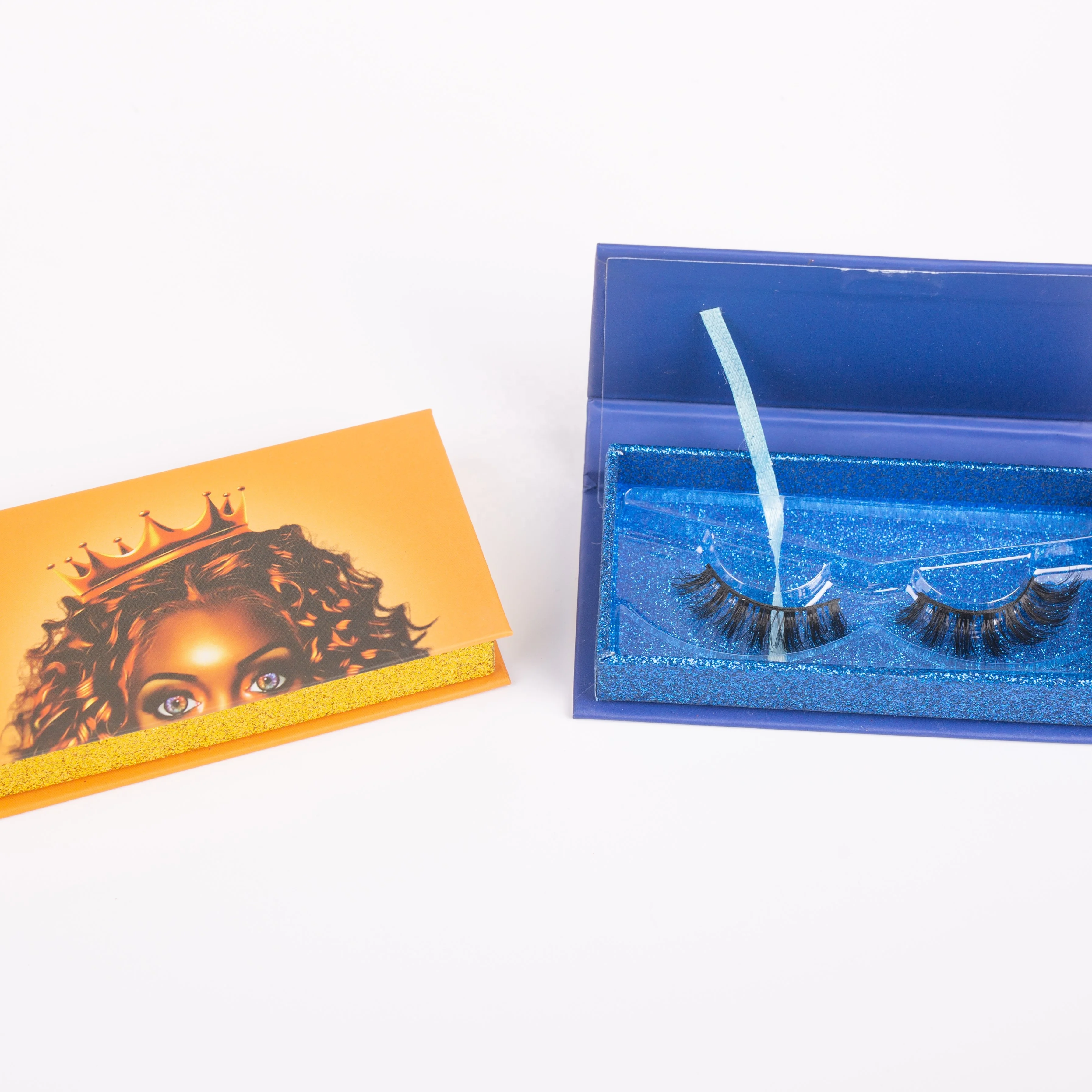 

Eyelash Vendor 25mm mink eyelashes packaging box custom