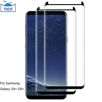 

2019 3d Curved Higher Clear Case Friendly Screen Protector Samsung Galaxy S8+ S9+ AB Glue Tempered Glass Screen Protector film