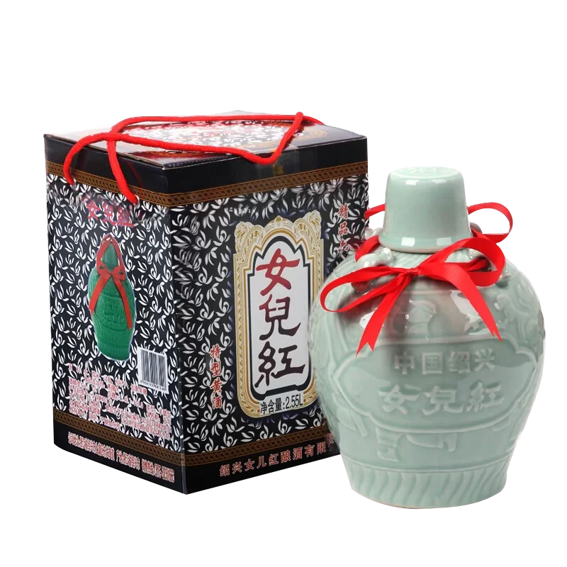 
Chinese daughter wine Superior shaoxing yellow rice wine aged 6 2.55L 