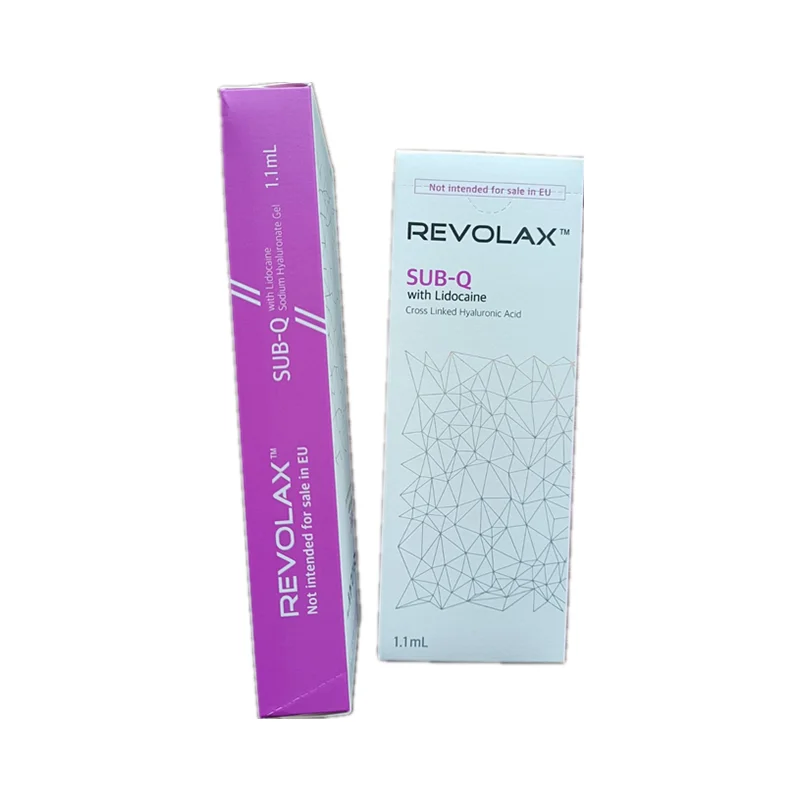 

Revolax dermal filler deep HA cross linked injection, Transparent