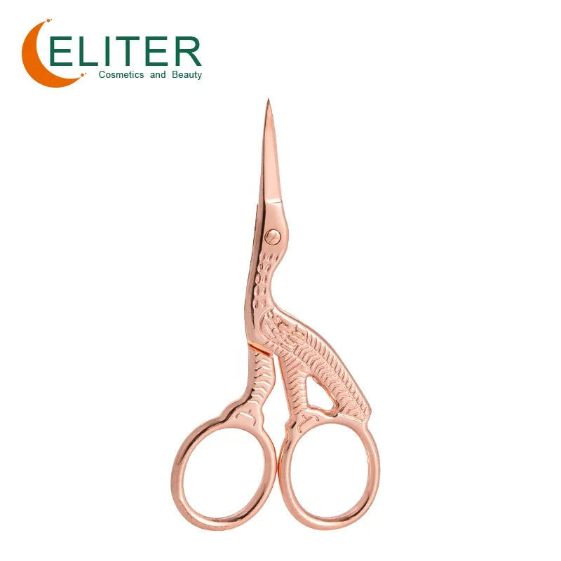 

Amazon Hot Sell In Stock Crane Straight Blade Manicure Toe Nail Scissors Stainless Steel Scissors For Cuticles Scissors Rose