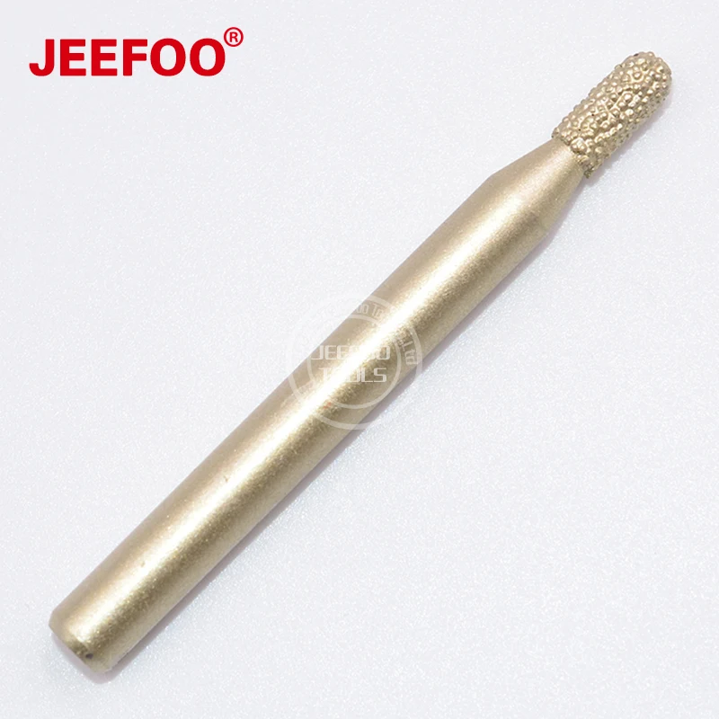

A3-6*4*9mm CNC stone brazing carving tool router bits for marble sandstone/ Marble granite glass engraving bits
