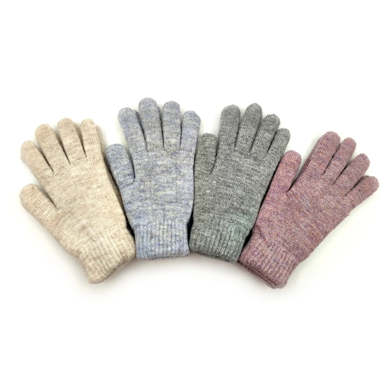 

Sewingman B0148 Five Fingers Melange Color Winter Women Hand Gloves with Custom Logo