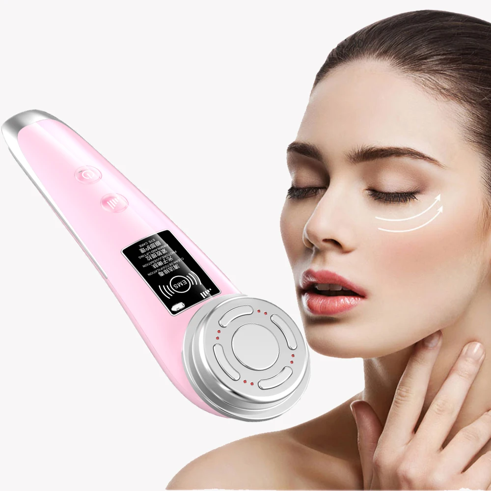 

Micro Current Face Lift Facial Massager Photon Therapy Shenzhen Beauty Instrument 2022 Beauty Devices, White, black, pink