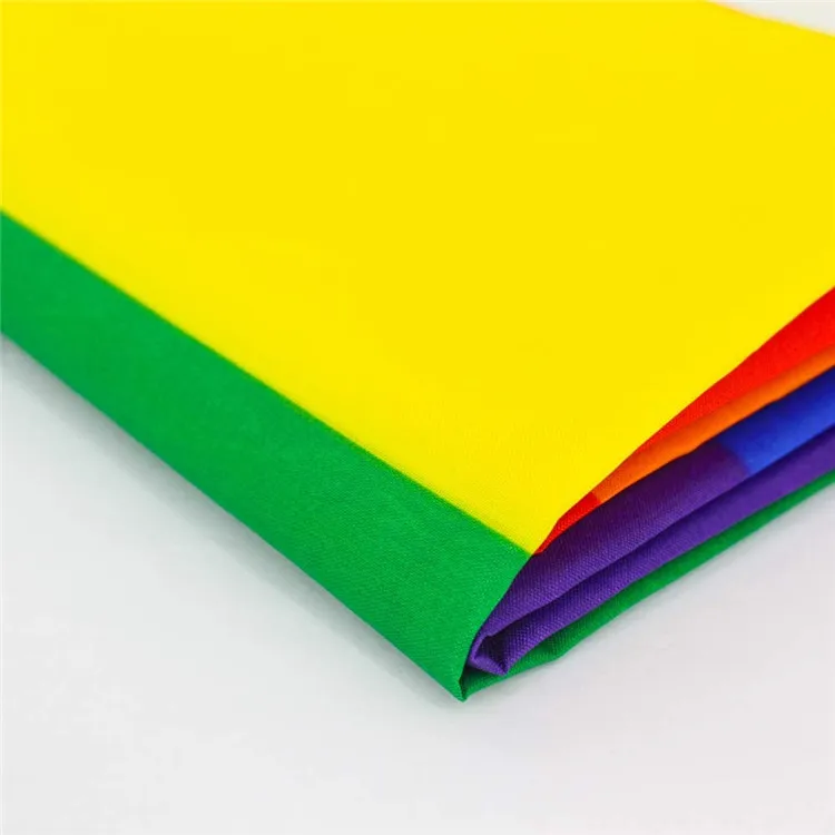 Hot Sell Custom Digital Printed Polyester 35ft Lgbt Gay Rainbow Pride