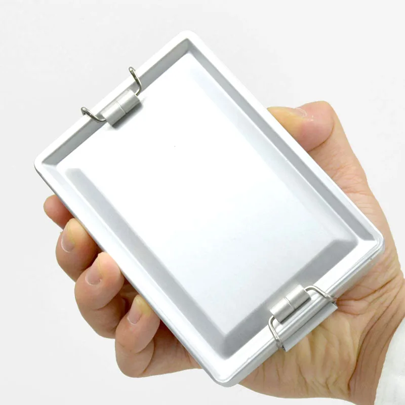 

Aluminium Waterproof Box Storage Box Adventure Survival Tin Mini Mess Box, Silver