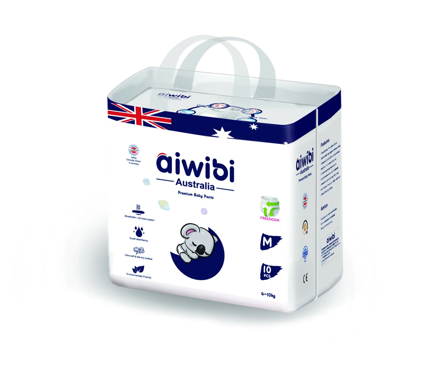 

AIWIBI brand bulk cheapest mom born smart baby diaper pants Price disposable natural premium bales wholesale in stocks AWB05