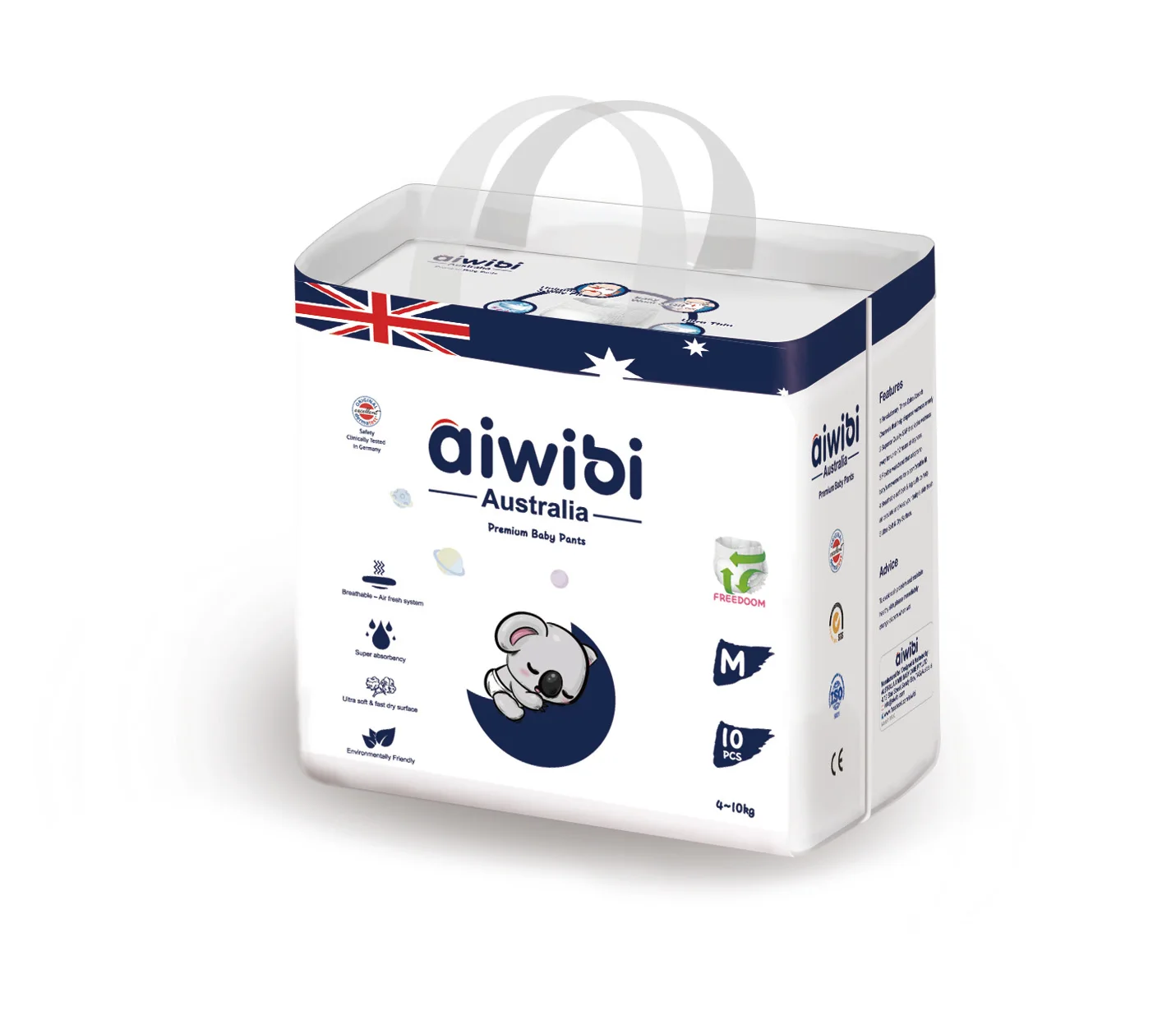 

AIWIBI brand bulk cheapest mom born smart baby diaper pants Price disposable natural premium bales wholesale in stocks AWB05