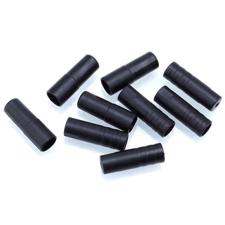 

Road Mountain Bicycle Bike 5mm Brake Cable Caps 4mm Deralleur Cable End Cap, Black