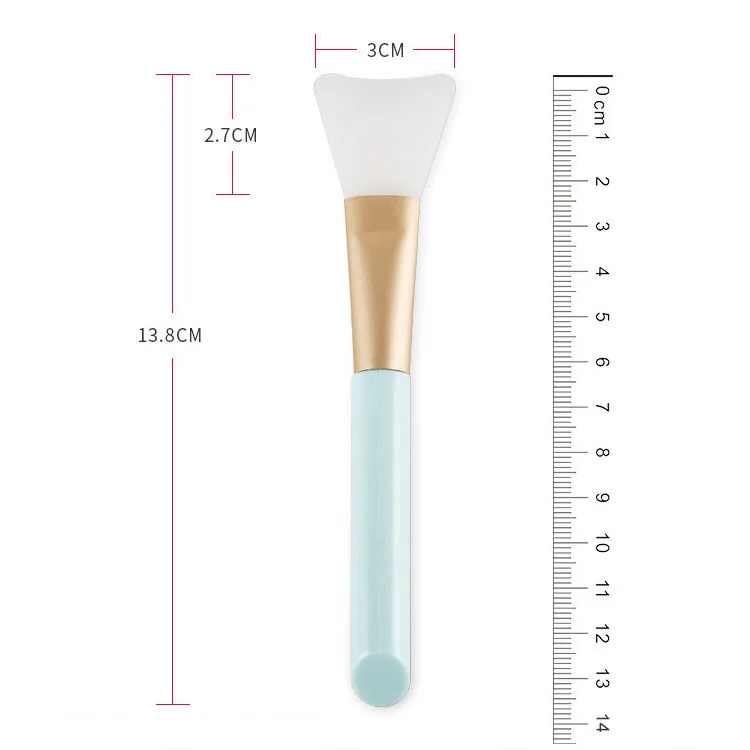

Wholesale 1pc Silicone Facial Mask Brush Applicator Clean Tools 3 Colors Makeup Silicone Facial Brush