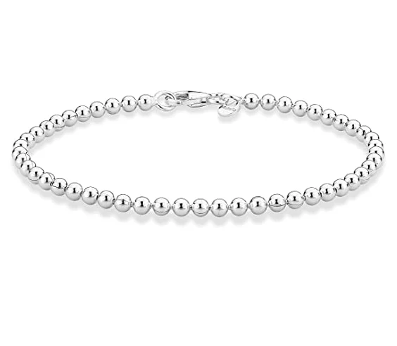 

Hot Sale Stainless Steel Adjustable Bracelet Jewelry Beaded Bracelet for Women Couples, Picture shows