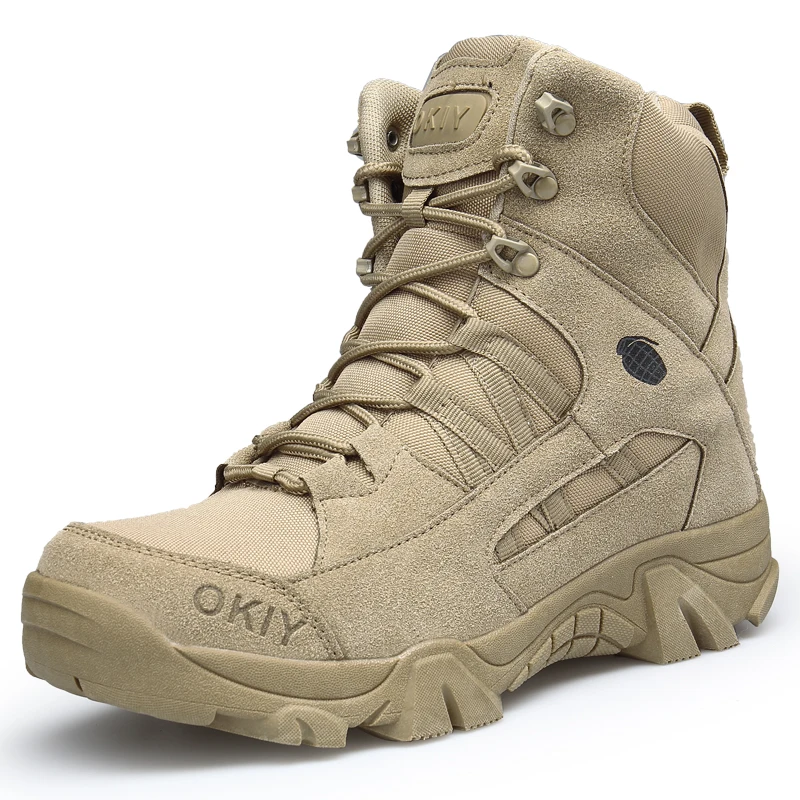 

Wholesale outdoor commando desert military boots high ankle Safety Hiking shoes