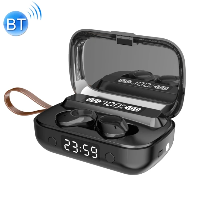 

A13 TWS CVC8.0 and DSP Dual Noise Cancelling Touch BT Earphone with Charging Box Support LED Digital Display