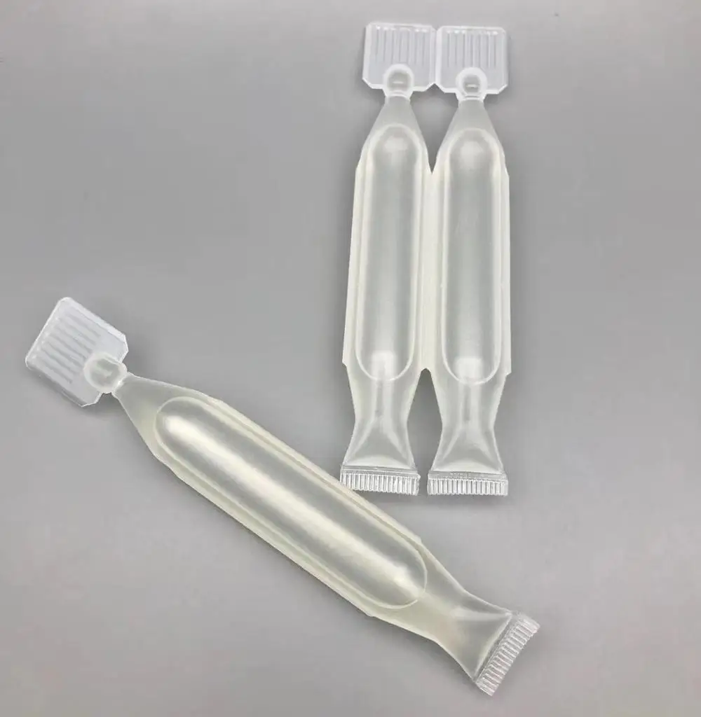 10ml Four Pieces Together Plastic Ampoule Bottles For Skin Whitening