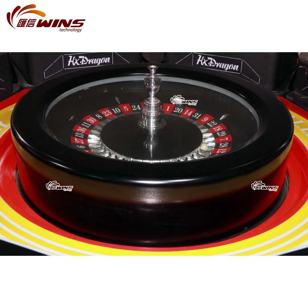 

8 Player Deluxe Professional Roulette Table with Custom Layout