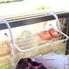 Wholesale China Supplier Window Radiator Fence Railing Stainless Steel Folding Clothes Drying Rack