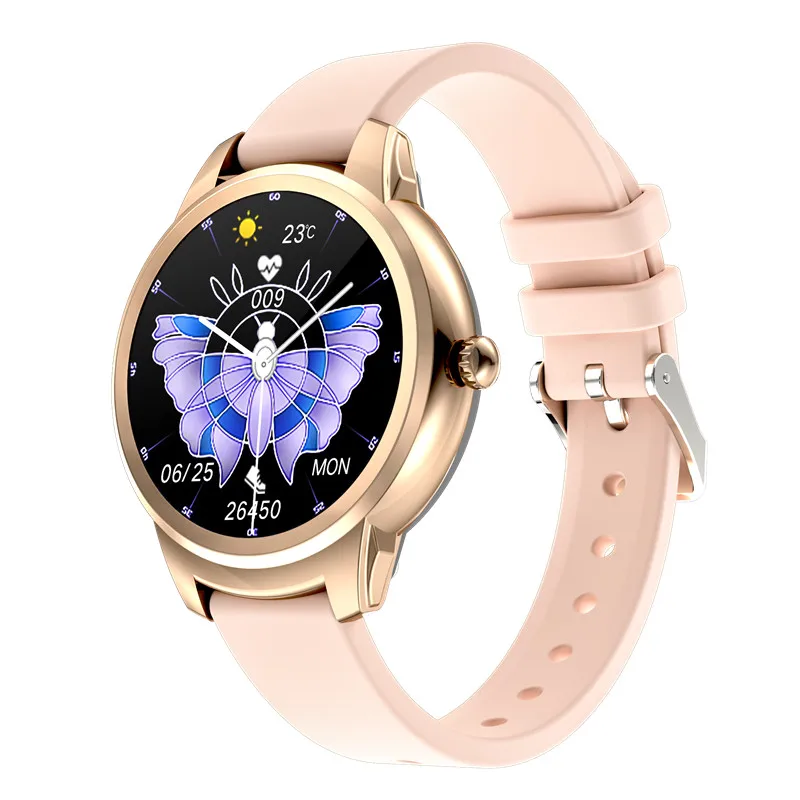 

LICHIP L160 L160S reloj inteligente de mujer smartwatch woman montre connecter femme dama smart watch women wristwatches, Black, gold, silver