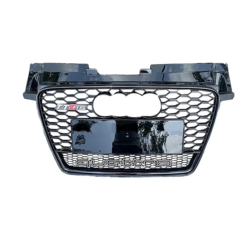 

TTRS front grill for Audi TT ABS glossy black car honeycomb mesh grille refit RS style grill 2008 2009 2010 2012 2013 2014