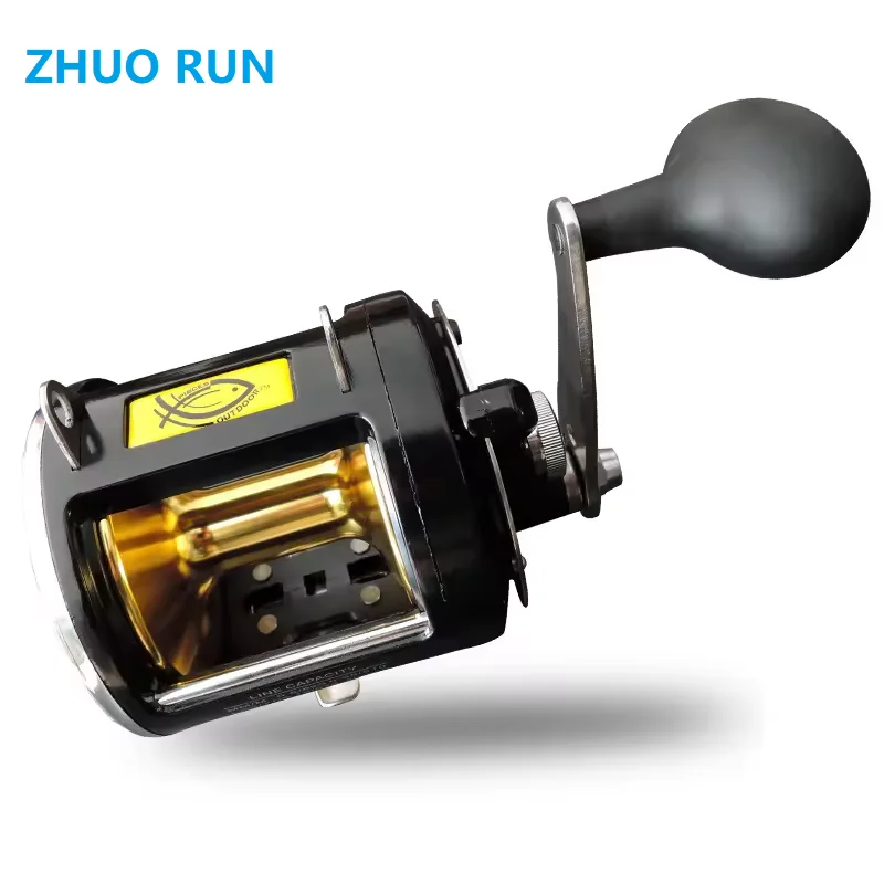 ZHUO RUN Big Game 8bb 12000 3.4: 1 Gear Ratio 25kg Max Drag Saltwater Tuna Ocean Reel Drum Reel Fishing Trolling Reel