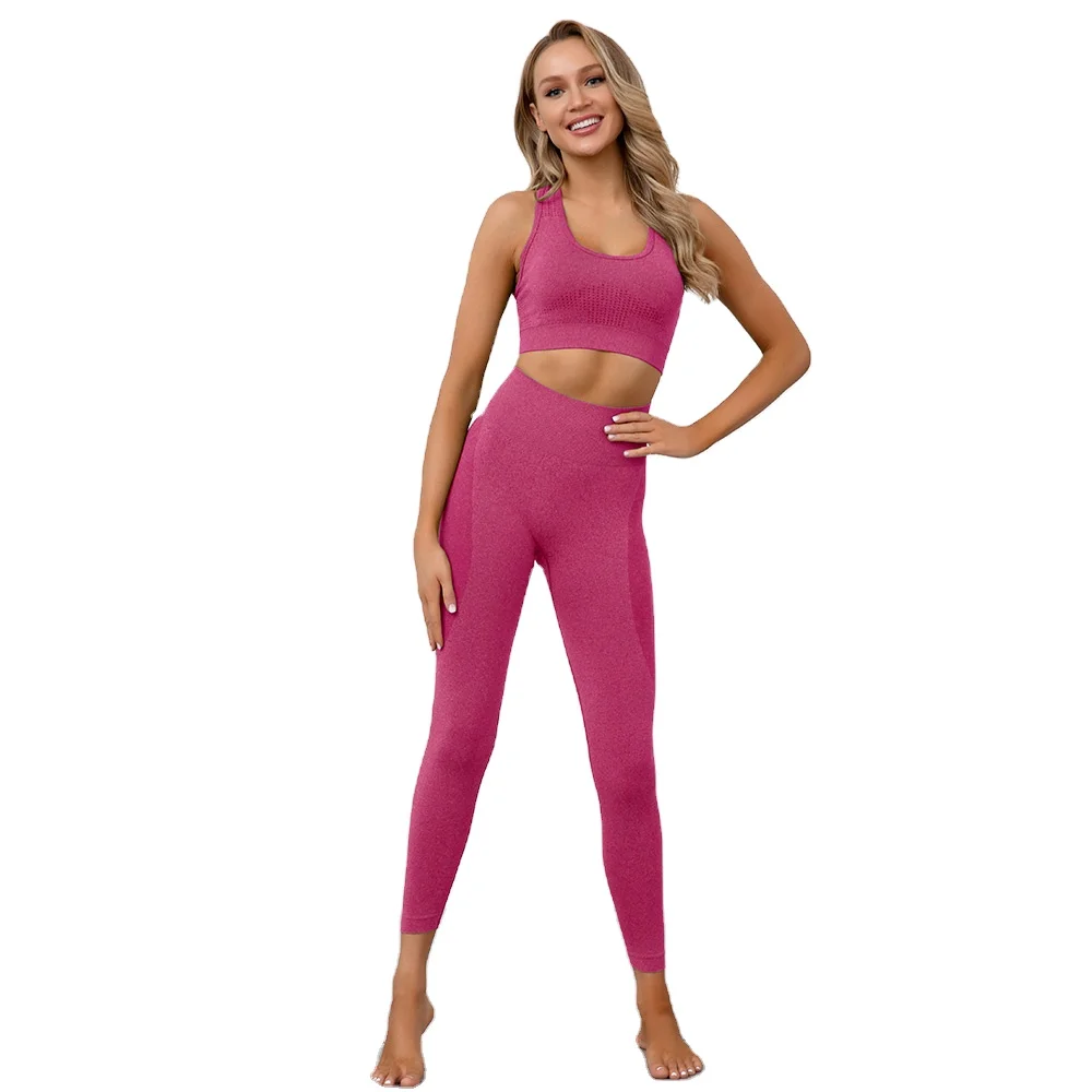 

New seamless nylon yoga fitness exercise tight sexy suit running bra 2piece suit women gym wear set, 9 olors