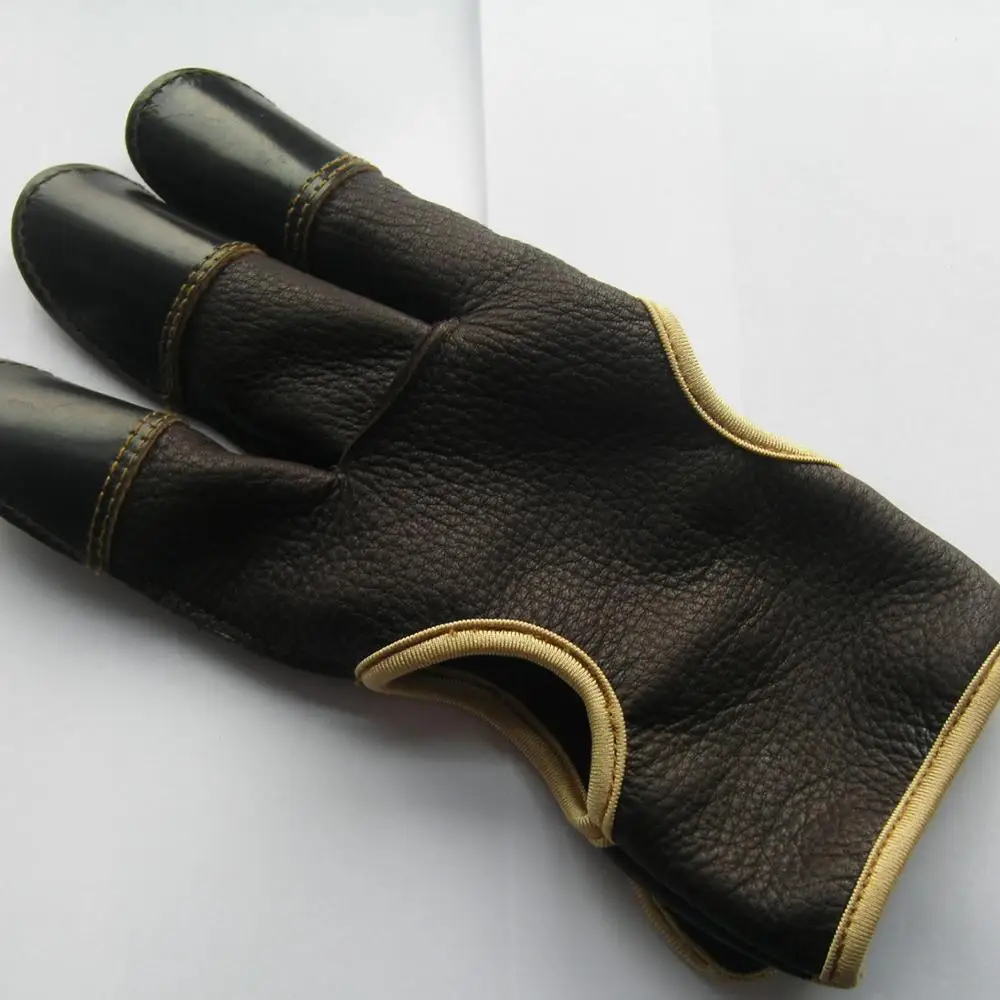 
outdoor archery leather sport gloves 