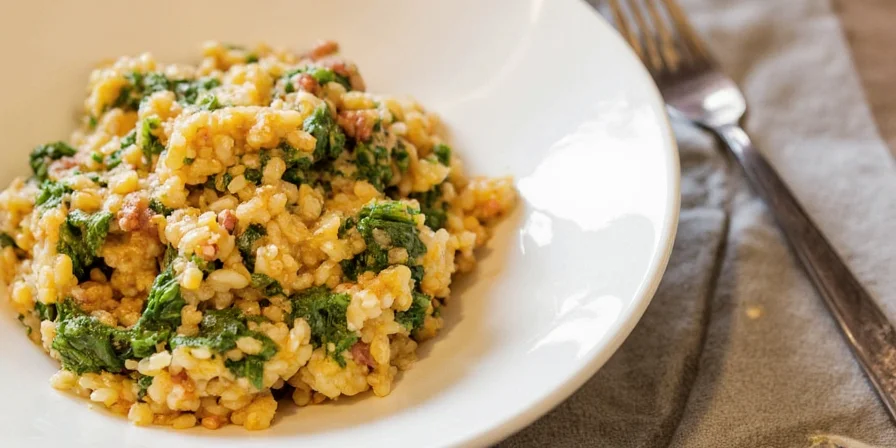 Spinach Feta & Rice Casserole