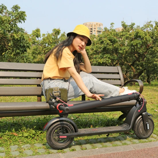 

8.5-inch Two Wheel E-Scooter for Adult with Removable Battery 350W Motor Patents Protection, Sliver and blue