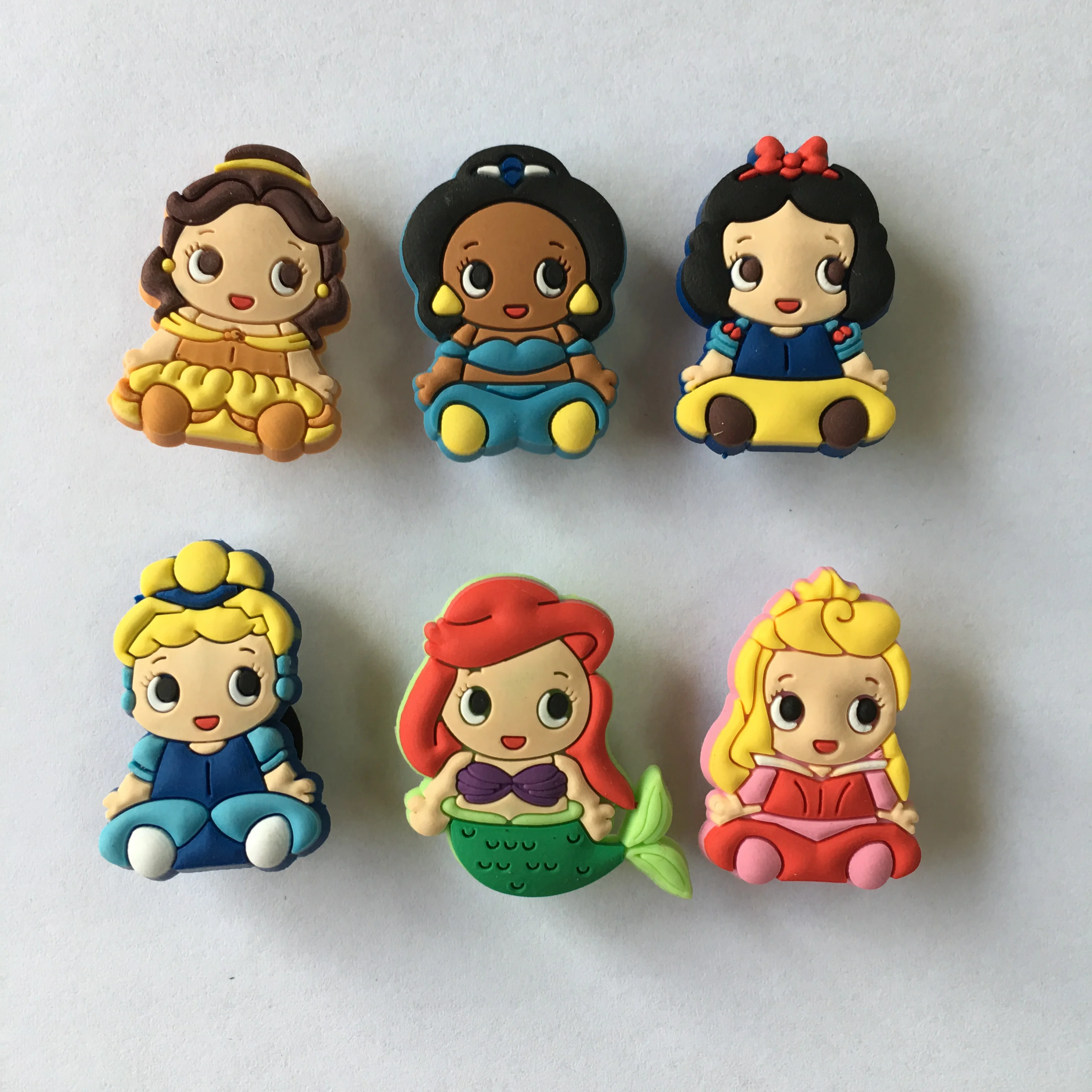 

100pcs/lot custom action figure PVC rubber shoe charms Baby Accessories Jibz for Clogs Croc buttons