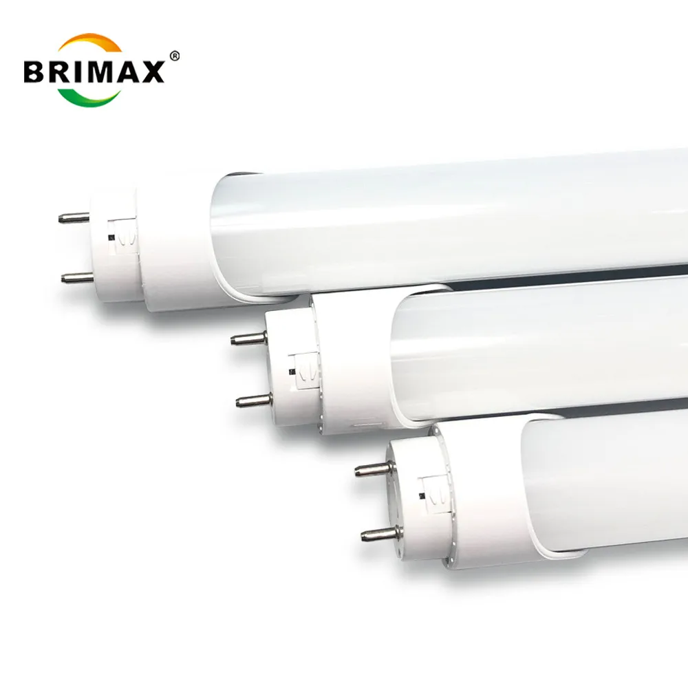 China factory T8 glass lamps 3 years warranty  brightness 990lm 9w single side led tube light