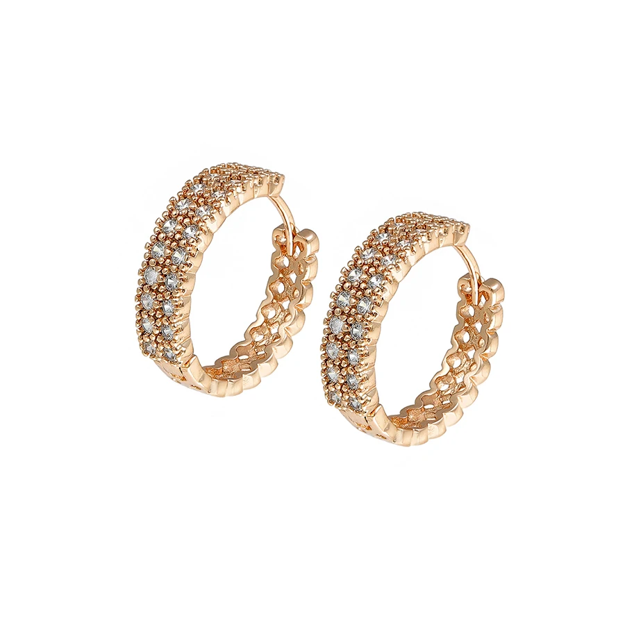 

80654 xuping gold plated wholesale the new exquisite zircon-covered ladies earrings for women