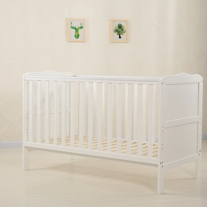 
New style White Cheap Wood Baby crib /Baby Cot bed 